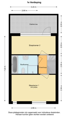 Floorplan - Raad van Europalaan 44, 2625 PB Delft